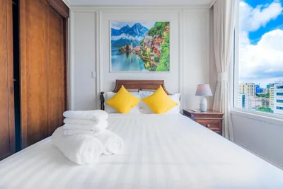 Apartment mit zwei Schlafzimmern — Léman Luxury Apartment District 3 HCMC